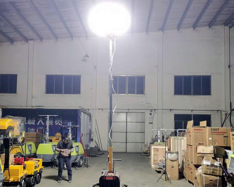 7米、9米手推式 拖車式移動照明燈車安裝使用方法