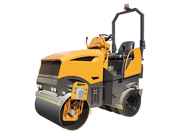 新款2.5噸前鋼后膠座駕式壓路機BM2500D